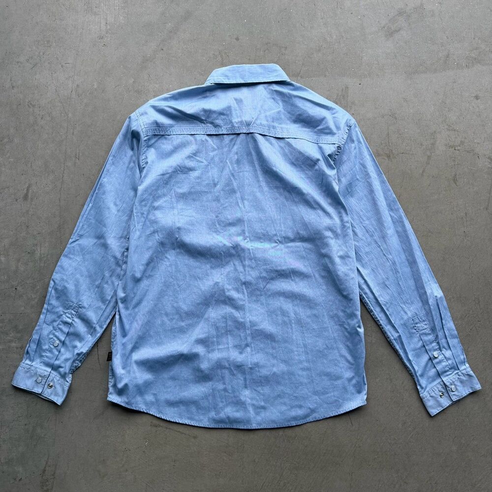 Howler Bros Mens L Gaucho Snap Shirt Pearl Western Irie Hibiscus Floral Flower - Picture 5 of 14